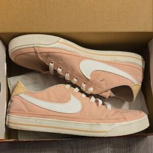 Nike Blush Pink and White Casual Sneakers